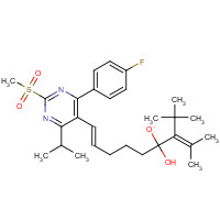 849470-63-9 tert-Butyl-7-[4-(4-fluorophenyl)-6-isopropyl-2-methylsulfonylpyrimidin-5-yl]-(3R,5S)-isopropylidene-(E)-6-heptenoate chemical structure