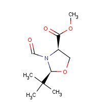 131233-89-1 (2S,4R)-2-(tert-Butyl)-3-formyl-4-oxazolidinecarboxylic Acid Methyl Ester chemical structure