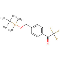 87736-75-2 O-tert-Butyldimethylsilyl-benzyl Alcohol 4-(2,2,2-Trifluoroethanone) chemical structure