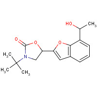 1076199-70-6 3-tert-Butyl-5-[7-(hydroxyethyl)-2-benzofuranyl]-2-oxazolidinone chemical structure