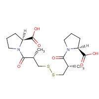 64806-05-9 Captopril Disulfide chemical structure
