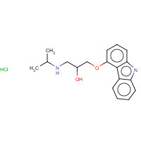 51997-43-4 Carazolol Hydrochloride Salt chemical structure