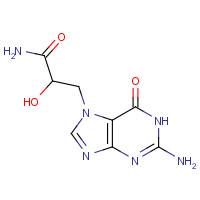 163734-06-3 N7-(2-Carbamoyl-2-hydroxyethyl)guanine chemical structure
