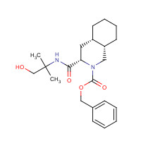 213135-53-6 (3S,4aS,8aS)-2-Carbobenzyloxy-decahydro-N-(2-hydroxy-1,1-dimethylethyl)-3-isoquinolinecarboxamide chemical structure