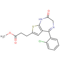 100827-80-3 7-(2-Carbomethoxyethyl)-5-(2-chlorophenyl)-thieno-1,4-diazepin-2-one chemical structure