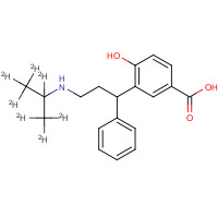 1189868-60-7 rac 5-Carboxy Desisopropyl Tolterodine-d7 chemical structure