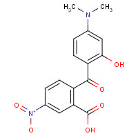 166442-35-9 2'-Carboxy-4-dimethylamino-2-hydroxy-4'-nitrobenzophenone chemical structure