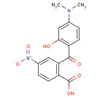 166442-40-6 2'-Carboxy-4-dimethylamino-2-hydroxy-5'-nitrobenzophenone chemical structure