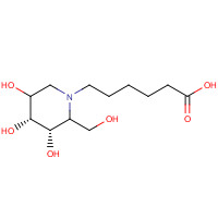 1240479-07-5 N-5-Carboxypentyl-1-deoxygalactonojirimycin chemical structure