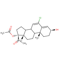 3114-44-1 Chlormadinol Acetate chemical structure