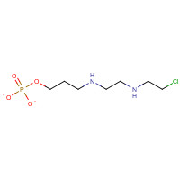 45164-26-9 3-[[2-[(2-chloroethyl)amino]ethyl]amino]propyl Monophosphate chemical structure