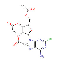 79999-39-6 2-Chloro-6-amino-9-(2',3',5'-tri-O-acetyl-b-D-ribofuranosyl)purine chemical structure