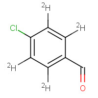 62285-59-0 4-Chlorobenzaldehyde-2,3,5,6-d4 chemical structure
