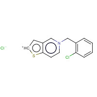 53885-64-6 5-(2-Chlorobenzyl)-thieno[3,2-c]pyridinium Chloride chemical structure