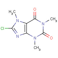 4921-49-7 8-Chloro Caffeine chemical structure