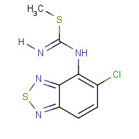51323-03-6 (5-Chloro-2,1,3-benzothiadiazol-4-yl)-carbamimidothioic Acid Methyl Ester Hydriodide Salt chemical structure