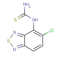 51323-05-8 N-(5-Chloro-2,1,3-benzothiadiazol-4-yl)-thiourea chemical structure