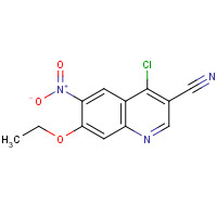 214476-09-2 4-Chloro-3-cyano-7-ethoxy-6-nitroquinoline chemical structure
