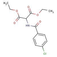 1216553-23-9 (4-Chlorobenzoylamino)malonic Acid-d4 Diethyl Ester chemical structure