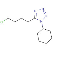 1073608-19-1 5-(4-Chlorobutyl)-1-cyclohexyltetrazole-d11 chemical structure