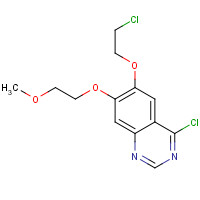 183322-19-2 4-Chloro-6-(2-chloroethoxy)-7-(2-methoxyethoxy)quinazoline chemical structure