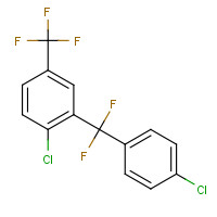 95998-70-2 1-Chloro-2-[(4-chlorophenyl)difluoromethyl]-4-(trifluoromethyl)benzene chemical structure
