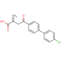 58211-82-8 2-[2-(4'-Chloro-biphenyl-4-yl)-2-oxo-ethyl]acrylic Acid chemical structure
