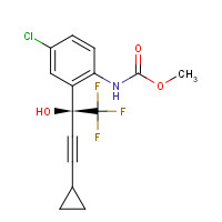 211563-40-5 [4-Chloro-2-[(1S)-3-cyclopropyl-1-hydroxy-1-(trifluoromethyl)-2-propynyl)phenyl]carbamic Acid Methyl Ester chemical structure