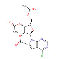 16754-79-3 6-Chloro-7-deaza-9-(2',3',5'-tri-O-acetyl-b-D-ribofuranoysyl)purine chemical structure
