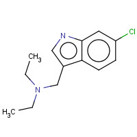 63353-00-4 6-Chloro-3-diethylaminomethyl-indole chemical structure
