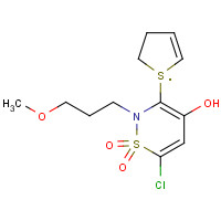 160982-13-8 (4S)-6-Chloro-3,4-dihydro-2-(3-methoxypropyl)-2H-thieno[3,2-e]-1,2-thiazin-4-ol 1,1-Dioxide chemical structure