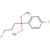 57390-39-3 1-(4-Chloro-1,1-dimethoxybutyl)-4-fluorobenzene chemical structure