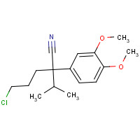 27487-83-8 5-Chloro-2-(3,4-dimethoxyphenyl)-2-isopropylvaleronitrile chemical structure