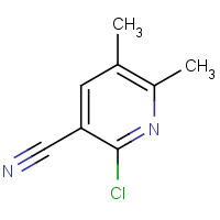 65176-93-4 2-Chloro-5,6-dimethyl-3-pyridinecarbonitrile chemical structure