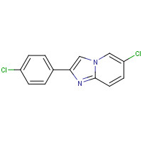88964-99-2 6-Chloro-2-(4-chlorophenyl)imidazo[1,2-a]pyridine chemical structure