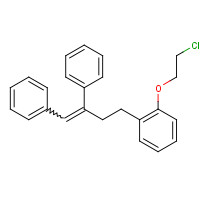 97818-83-2 (Z)-1-[4-(2-Chloroethoxyphenyl]-1,2-diphenyl-1-butene chemical structure