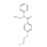 103628-22-4 1-[4-(2-Chloroethoxy)phenyl]-2-ethyl-2-phenylethanone chemical structure