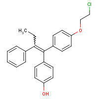 119757-57-2 (E/Z)-1-[4-(2-Chloroethoxy)phenyl]-1-(4-hydroxyphenyl)-2-phenyl-1-butene chemical structure