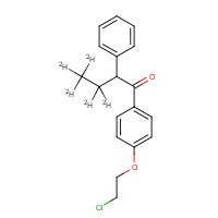 157738-48-2 1-[4-(2-Chloroethoxy)phenyl]-2-(ethyl-d5)-2-phenylethanone chemical structure