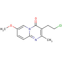147662-99-5 3-(2-Chloroethyl)-7-methoxy-2-methyl-4H-pyrido[1,2-a]pyrimidin-4-one chemical structure