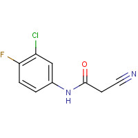 219529-31-4 N-(3-Chloro-4-fluorophenyl)-2-cyanoacetamide chemical structure