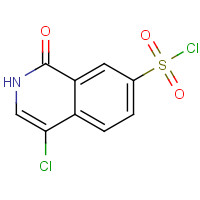 223671-81-6 4-Chloro-1-hydroxy-7-isoquinolinesulfonyl Chloride chemical structure