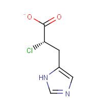 17561-26-1 (S)-(-)-2-Chloro-3-[4(5)-imidazolyl]propionic Acid chemical structure