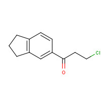 39105-39-0 3-Chloro-1-indan-5-yl-propan-1-one chemical structure