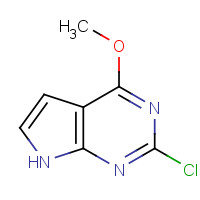96022-77-4 2-Chloro-6-methoxy-7-deazapurine chemical structure