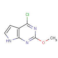 90057-08-2 6-Chloro-2-methoxy-7-deazapurine chemical structure