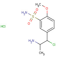 86244-33-9 3-Chloro-3-(4'-methoxy-3'-sulfonamidophenyl)-2-propylamine,Hydrochloride chemical structure