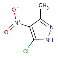 6814-58-0 5-Chloro-3-methyl-4-nitro-1H-pyrazole chemical structure