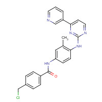 796738-74-4 N-[4-[[4-(Chloromethyl)benzoyl]amino]-2-methylphenyl]-4-(3-pyridyl)-2-pyrimidineamine chemical structure