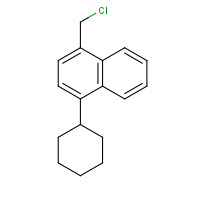 71109-04-1 1-Chloromethyl-4-cyclohexylnaphthalene chemical structure